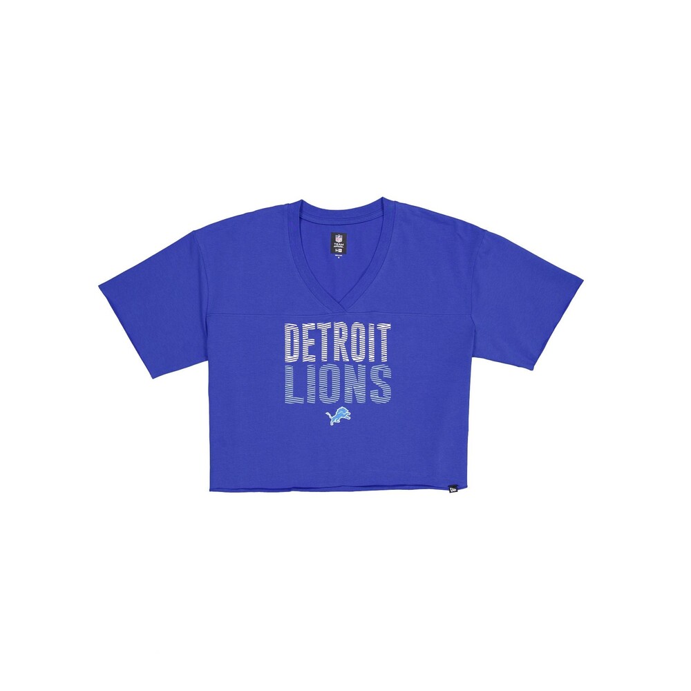 New Era Detroit Lions Active Women's V-Neck T-Shirt - Size XS
